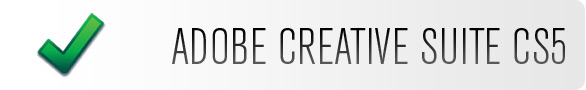 We Support Adobe Creative Suite CS5